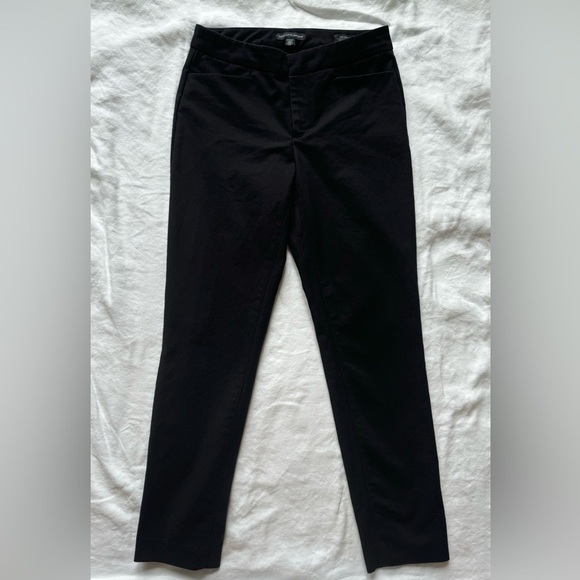 SAKS FIFTH AVENUE | WOMEN’S DRESS PANTS | BLACK | POCKETS | LOW | SLIM FIT | 2 - Picture 2 of 10